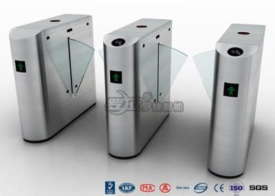 China Auto Retractable Entrance Waist High Turnstile With Face Recognition / Card Reader for sale