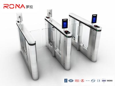 Chine Le créneau de vitesse automatisé par gestion piétonnière de matériaux des systèmes SUS304 de porte Turntiles font face à Recogntion à vendre