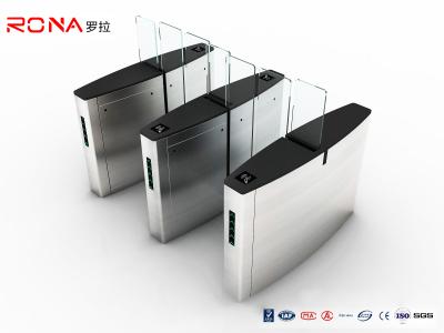 China Anti Clipping Acrylic Swing Sliding Barrier Gate 100W Automatic Pedestrian Turnstile for sale