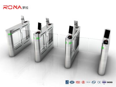 Chine Porte en verre acrylique de barrière de tourniquet de la porte IP54 DC24V de barrière de l'oscillation SUS304 à vendre