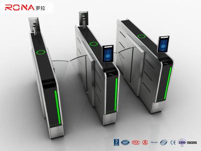 China DC Brushless Motor Flap Barrier Turnstile Half Height SUS Access Control Turnstile for sale
