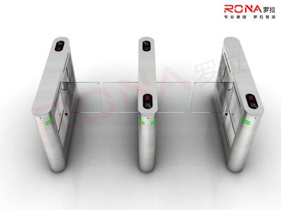 China Acrylbreiten-Fußgängerschwenktür-bidirektionales Fußgängerdrehkreuz-Tor des arm-900mm zu verkaufen