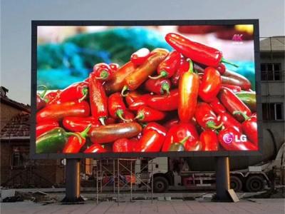 China DVI Outdoor LED Digital Display Board P6 IP65 High Contrast Ratio for sale
