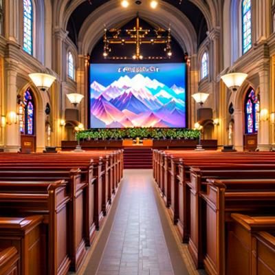 China Concise Church Rental LED Screens 2mm Pixel Pitch With Low Maintenance for sale