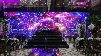 China Naadloos indoor LED-schermpaneel P1.53 gebogen 160° kijkhoek Te koop
