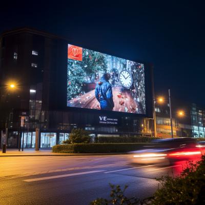 China Panel de pantalla de publicidad LED exterior de 3 mm montado en pared Alto brillo en venta