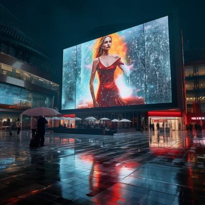 China Ecrã LED de alta luminosidade à prova de chuva P4 exterior à venda