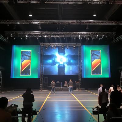 China Concert Indoor Stage LED Screen Rental HDMI / DVI / VGA Inputs for sale