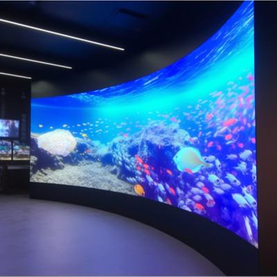 중국 P6 유연한 LED 화면 디스플레이 벽 고 해상도 넓은 시각 각도 판매용