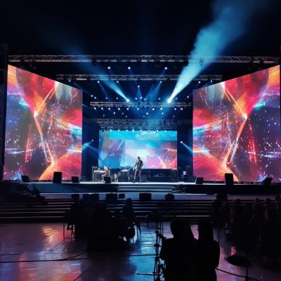China Indoor Rental LED Video Wall Advertising P3.91 / P4 Scalable for sale