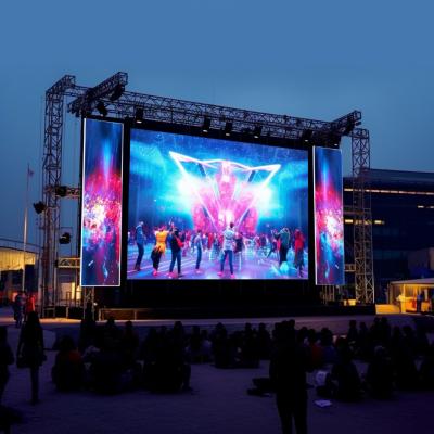 China Outdoor Commercial LED Video Wall Rental Seamless P3.91 High Color Depth for sale