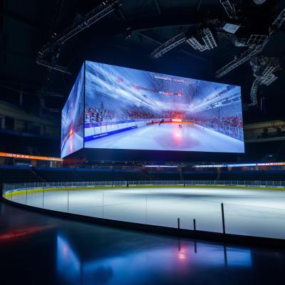 China Ecrã de televisão de estádio interno P3.91 / P4 Painéis publicitários do estádio esportivo à venda