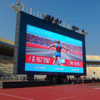 Китай Дисплей с светодиодным экраном стадиона IP65 P6 / P5 Наружная светодиодная панель Пиксельная высота продается