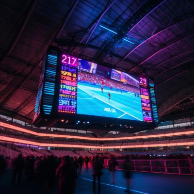 Chine Affichage LED suspendu à l'intérieur du stade 1920Hz Taux de rafraîchissement ISO9001 à vendre