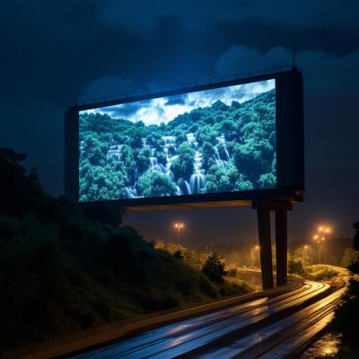 China Digital Advertising LED Billboard 2.5mm - 10mm LED Outdoor Display Board for sale