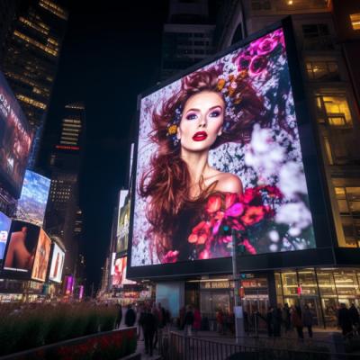 Κίνα Π3 / P3.91 Εξωτερική διαφήμιση LED Πίνακας διαφημίσεων Ευρεία γωνία θέασης 140° προς πώληση