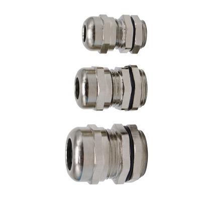 China P68 SS304 Stainless Steel Cable Gland GlPG Type Metric Size NPT Thread Waterproof for sale
