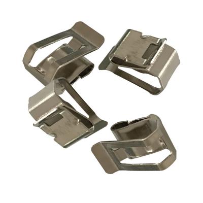 China OEM PV Solar Cable Clip Corrosion Resistant Stainless Steel Frame Wire Clips for sale