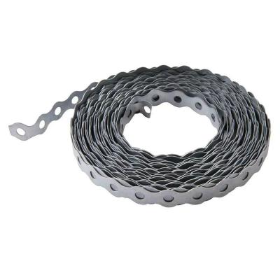 China Perforated Galvanized Steel Banding Strap Powder Coated 1/2 Inch width for sale
