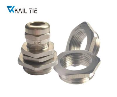 China Metal Cable Accessories 304 Stainless Steel Cable Gland For G3/4-G1 Metal Thread Adapter for sale