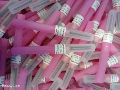 China 18G Pink Pen Type Blood Collection Needle Multi Sample EO Gas Sterilization for sale