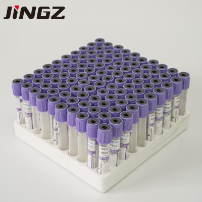China 2-10ml Glass PET Violet Vacuum Edta Coated Blood Collection Tubes for sale