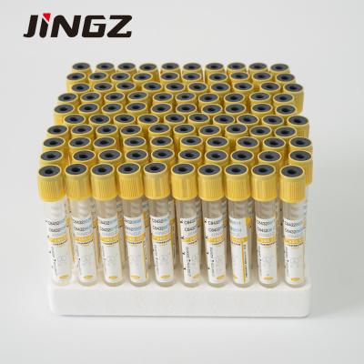 China 2ml-10ml Gel And Clot Activator Tube Gold Top Blood Collection Tube for sale