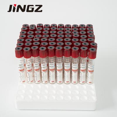 China 16*100mm Plain Tube Vacuum Blood Sample Collection Tube According Vacuum for sale