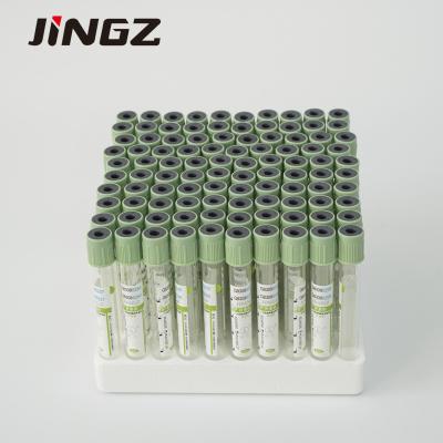 China Light Green Vacuum 2ml 3ml 4ml Glass Pet Blood Collection Tube for sale