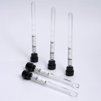 China 1.28ml 1.6ml Sodium Citrate Blood Collection Tube Black Esr Blood Test Vacuum for sale