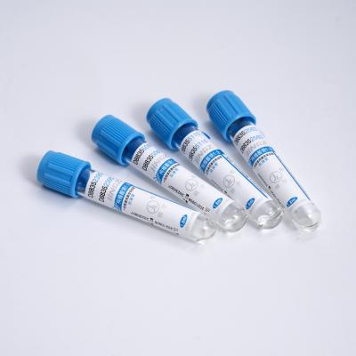 China CE Approved 3.2% Sodium Citrate Tubes PT Tubes 2-10ml Blood Sample Collection Vacuum for sale