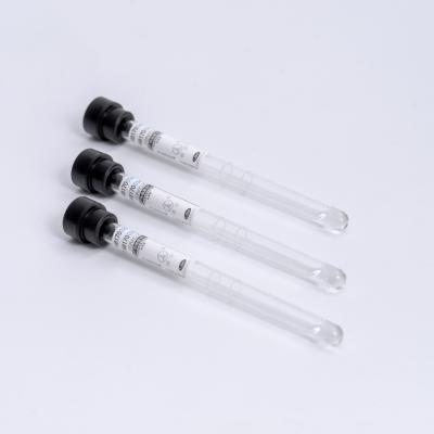 China Black ESR Tube 1.6ml Sodium Citrate 3.8% Blood Sample Collection Tube 8*120mm for sale