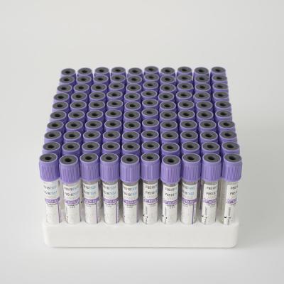 Китай CE одобрил пурпур трубок этилендиаминтетрацетата 4ml верхние трубки притяжки крови пробуют доступное продается