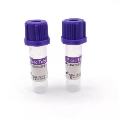 China Tubos pediátricos púrpuras de la colección de la sangre del volumen de los tubos 0.5ml de Vacuum pequeños en venta