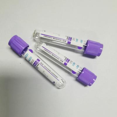 China JINGZ 0.25ml-10ml Micro K3 EDTA Blood Collection Tube With Colour Coded Caps for sale