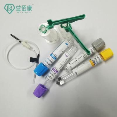China 25 Messgerät-Blut-Sammlungs-Schmetterlings-Nadel 2-10ml mit Sicherheits-Halter zu verkaufen
