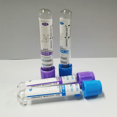 China Tubos da coleção do sangue do tubo K2edta de Vacuum da alfazema do ISO do CE para o hospital à venda
