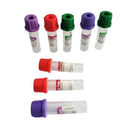 China Non Vacuum Micro EDTA Tubes Pediatric micros PP 0.25ml for sale