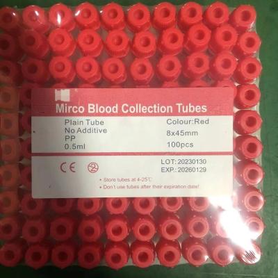 China Non Vacuum PP Micro Gel Tube 1.5mL Size for B2B for sale