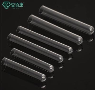 China Tubos de colheita de sangue médicos Partes de tubos de ensaio PET 12*75mm 12*100mm à venda