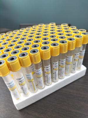 Chine Tubes de prélèvement sanguin médical à gel jaune 2 ml-10 ml à vendre