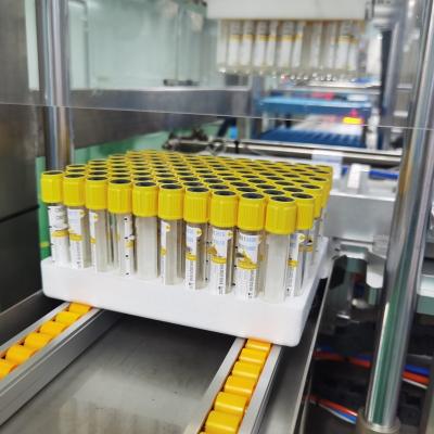 Китай OEM Yellow Lid 8ml Separation Gel&Clot Activator Vacuum Tube продается