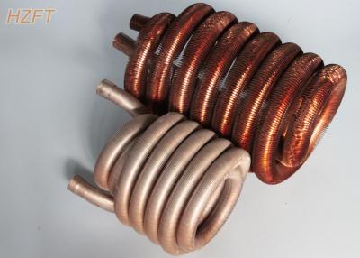 China Copper or Copper Nickel Refrigerator Condenser Coil Tin plating outside surface for sale