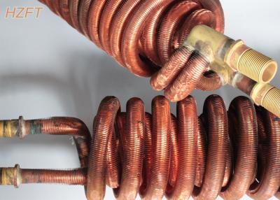 China Bobinas del níquel de la aleta de la bobina del cambiador de calor de cobre o de cobre/del tubo aletado en venta