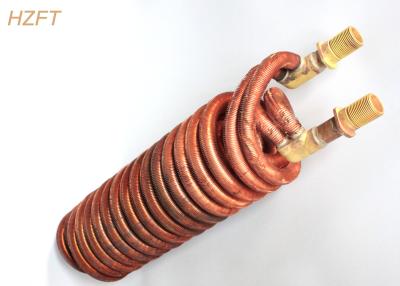 Китай Подгонянные теплообменные аппараты змеевика из ребристых труб воды с прессуя или finning процессом продается