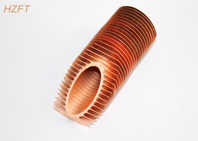 China Tubo de cobre Finned condutor altamente térmico para a caldeira do uso da casa à venda