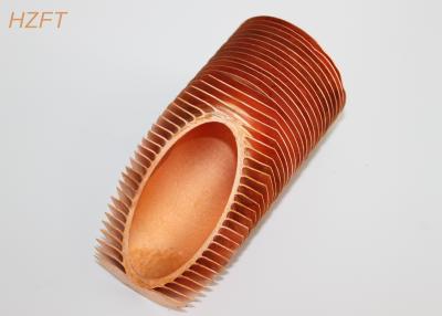 China Integrated Copper / Copper Nickel Heat Exchanger Fin Tube with High Thermal Conductivity for sale