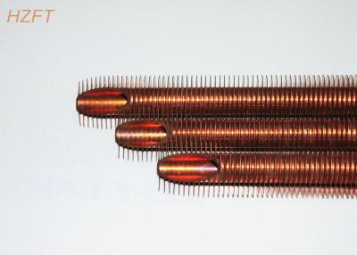 China Heat Transferring Copper Finned Tube Flexible For Coaxial Evaporators 10.2mm Inner Dia for sale