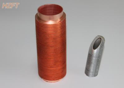 China A economia de energia de cobre industrial da caldeira do tubo de aleta expulsou os tubos Finned à venda
