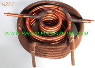 China Alumínio/cobre Finned dos permutadores de calor da bobina do condensador do planejamento automotivo à venda